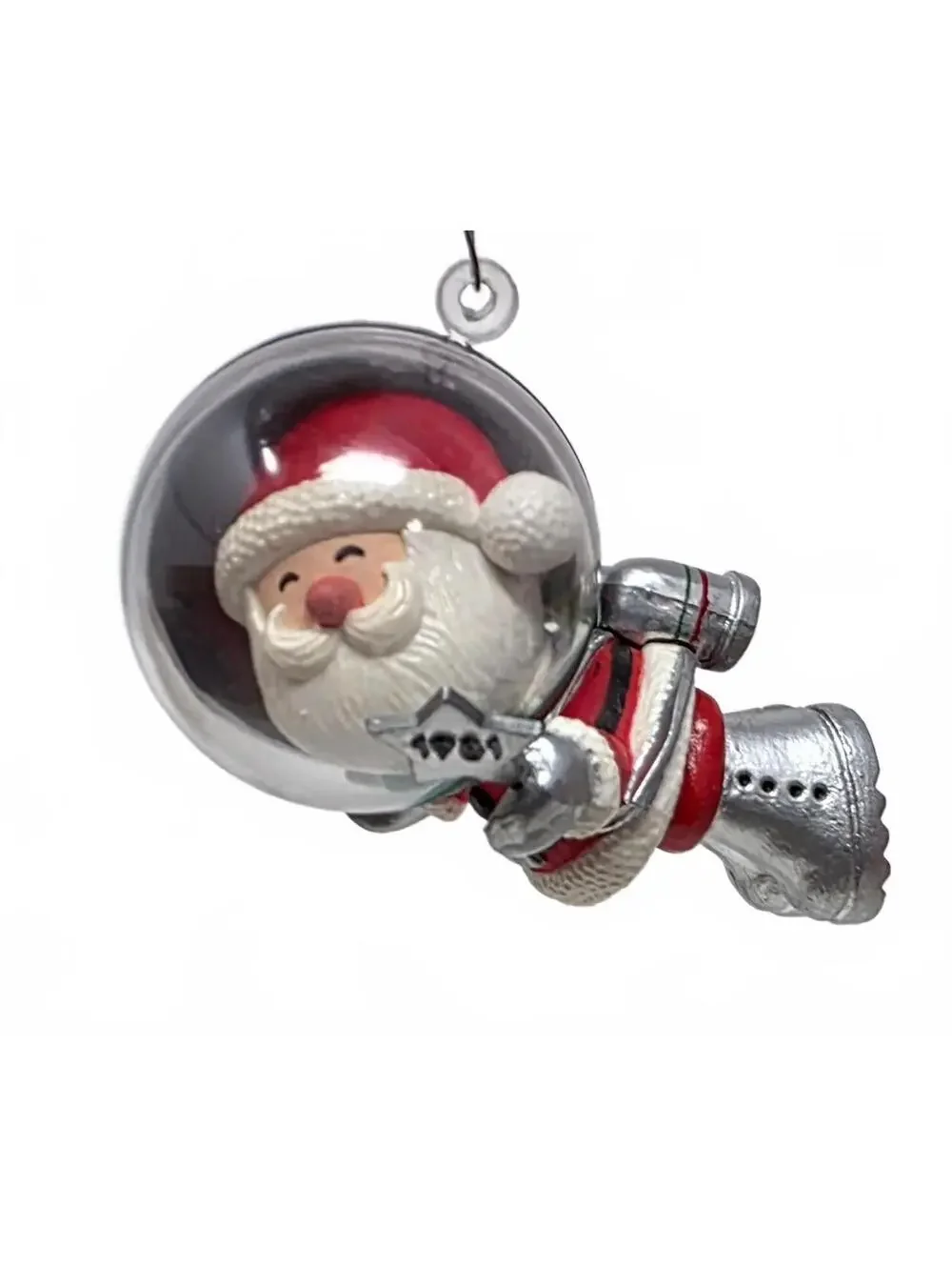 1981 Hallmark Keepsake Astronaut Santa Christmas Ornament w/ Box Vintage